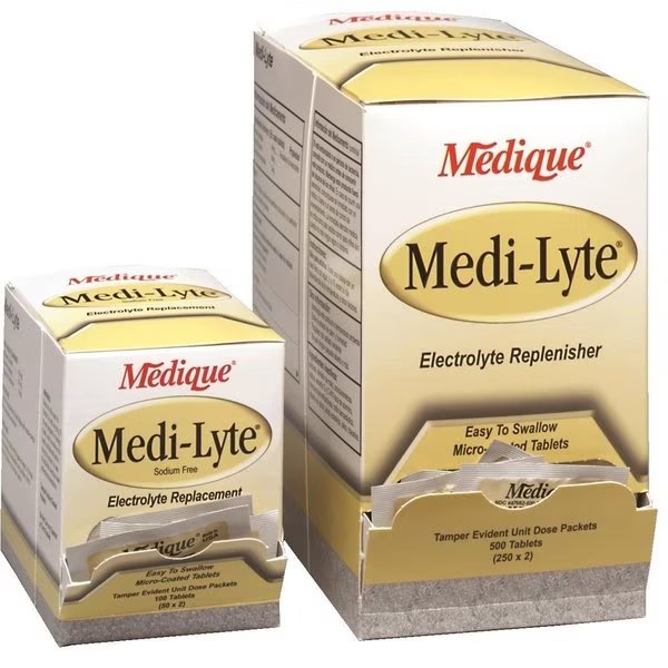 Medi-Lyte Electrolyte Tablets, Medique, Mfr#: 3033